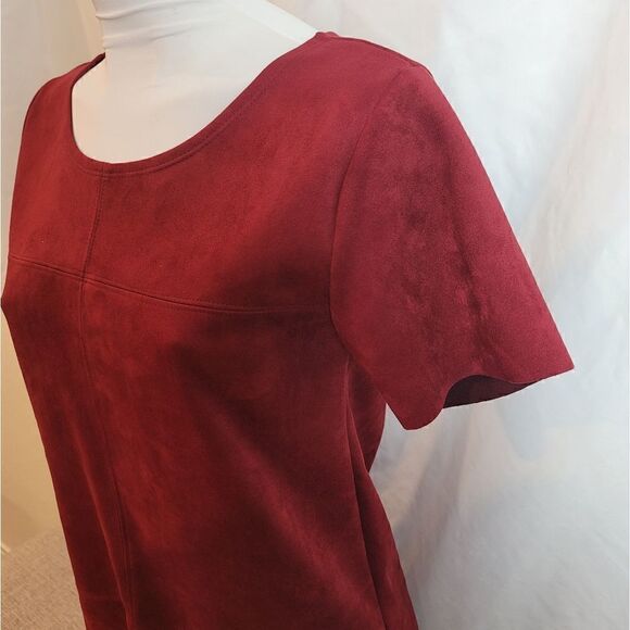 NEWBURY KUSTON Red Velvet Dress - Picture 3 of 8